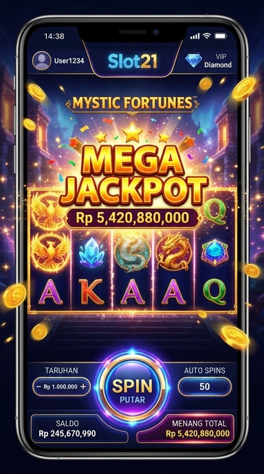 Galeri pratinjau visual slot21 build APK resmi terbaru